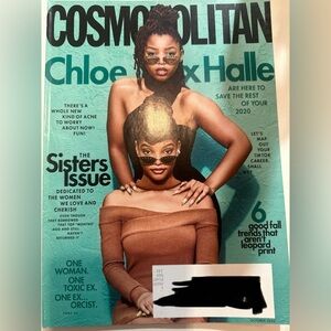 Cosmopolitan Chloe X Halle October 2020 Magazine